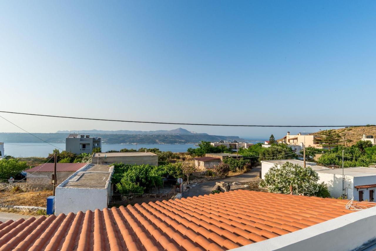 Bella-Maria At Aptera With Mountain And Sea View !! Chania  Bagian luar foto