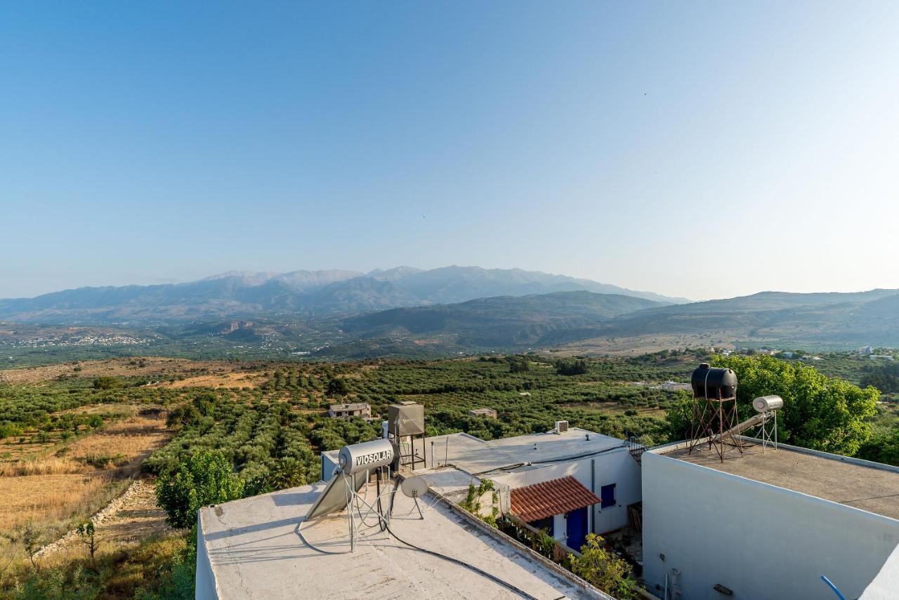 Bella-Maria At Aptera With Mountain And Sea View !! Chania  Bagian luar foto